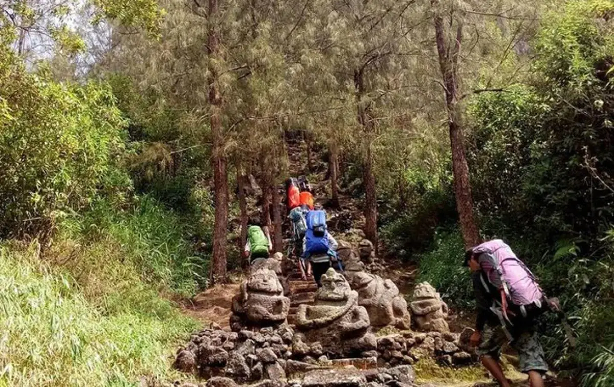 Jalur pendakian Kop-Kopan Prigen