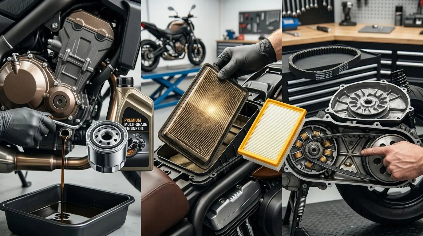 Panduan Perawatan Motor Terbaru: Jadwal Ganti Oli, Filter Udara, dan Servis CVT Matic Agar Performa Optimal